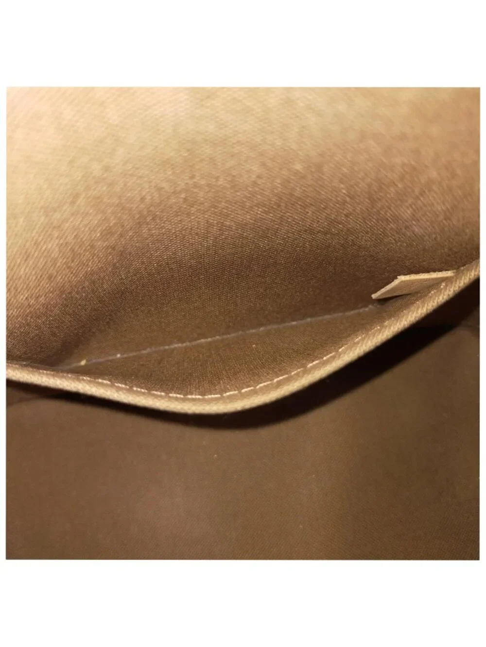 Authentic Louis Vuitton Alma BB Monogram Canvas Crossbody Bag Brown Vachetta